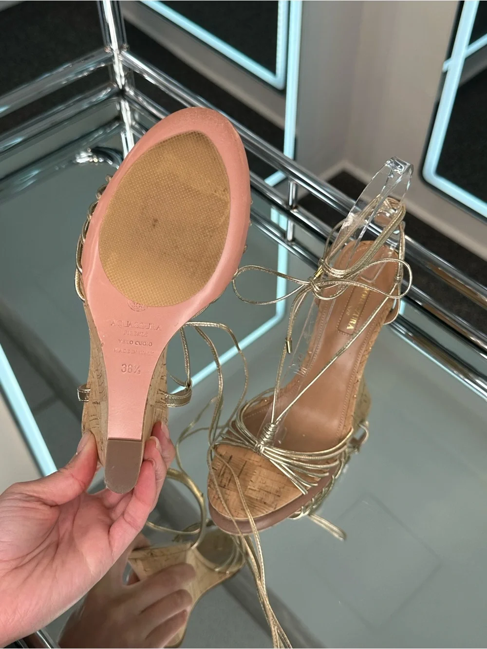 Aquazzura Whisper 85 Wedge